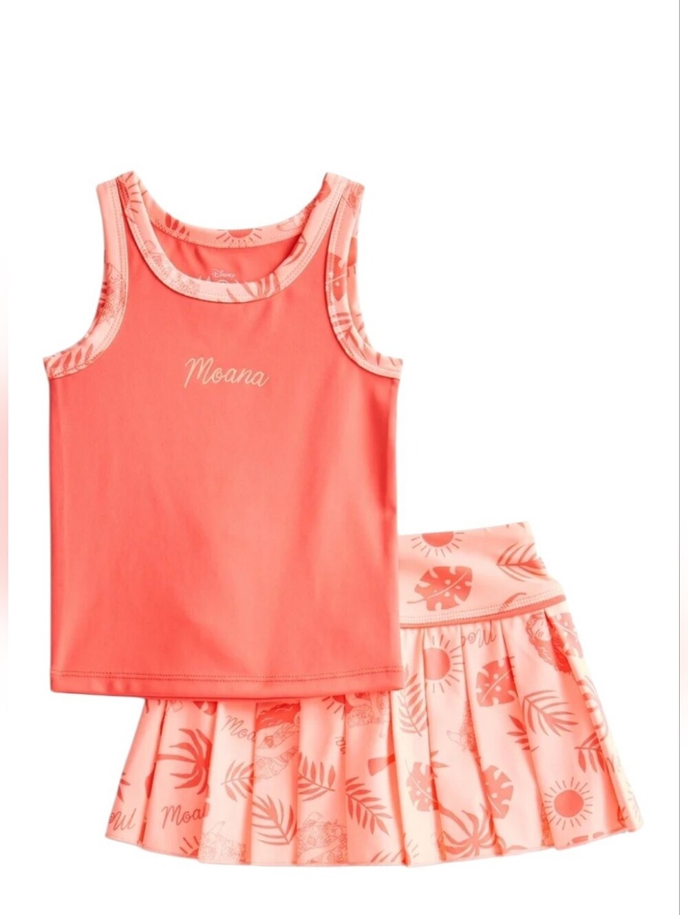Moana Active Tank and Pleated Skort Set